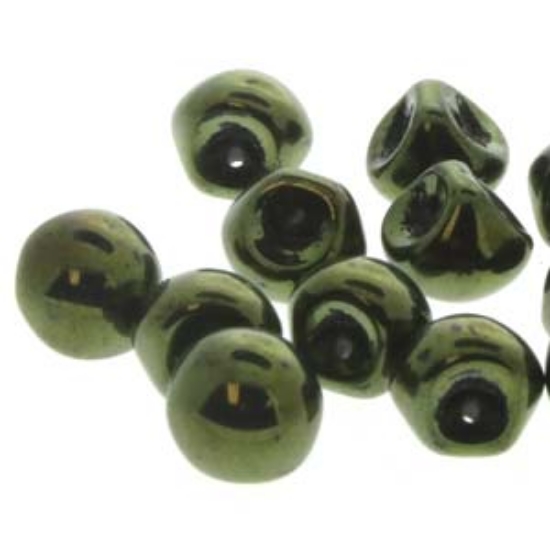 Picture of Mushroom 6mm Jet Red Luster x50