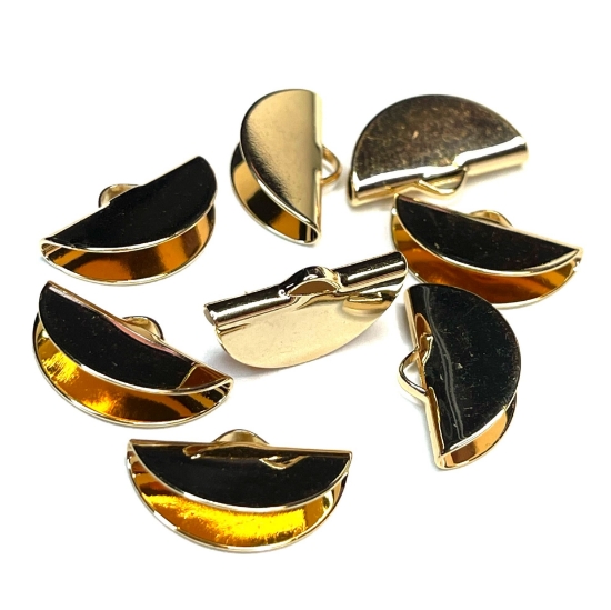 Picture of Flat End Crimp 25mm Gold Plate x1
