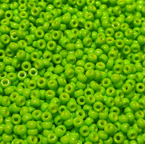 Picture of Miyuki Rocaille 11/0 4471 Duracoat Opaque Neon Green x10g