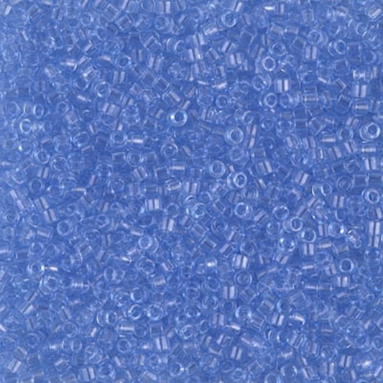 Picture of Miyuki Delica 11/0 DB1405 Transparent Crystal Blue Ice x10g
