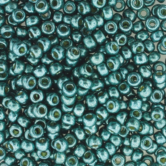 Picture of Miyuki Rocaille 6/0 4217 Duracoat Galvanized Seafoam x10g