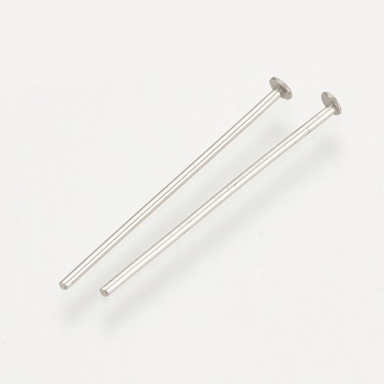 Bild von Stainless Steel Head Pin 50x0,7mm x100