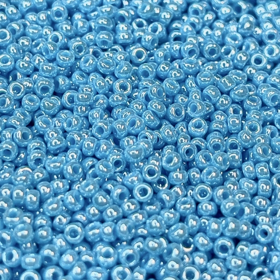 Picture of Miyuki Rocaille 15/0 433 Opaque Light Blue Luster x10g 