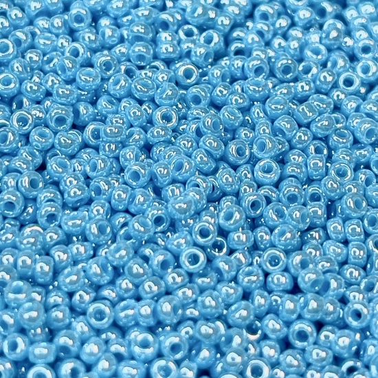 Picture of Miyuki Rocaille 11/0 433 Opaque Light Blue Luster x10g 