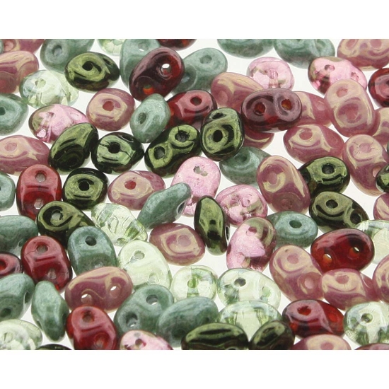 Picture of SuperDuo 2,5x5mm Antique Roses x10g