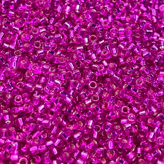 Picture of Miyuki Delica 11/0 DB1340 Silver Lined Fuchsia x10g