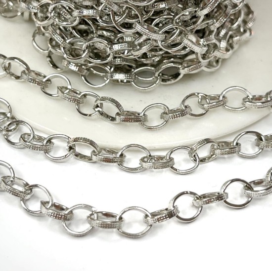 Picture of Chain Cable 8mm textured Silver x1m