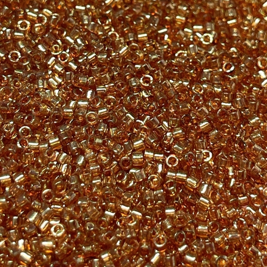 Picture of Miyuki Delica 11/0 DB121 Dark Topaz Gold Luster x10g