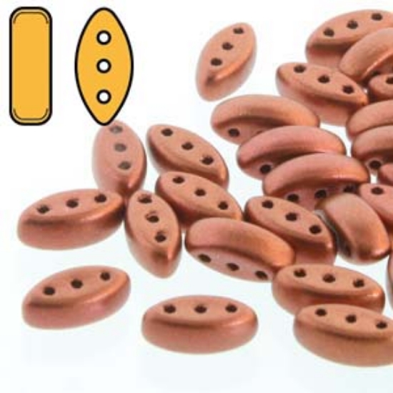 Picture of Cali Beads 3x8mm Bronze Fire Red x30