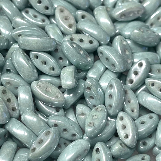 Picture of Cali Beads 3x8mm Chalk Green Luster x30