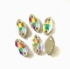 Picture of Embroidery Crystals 3223 Navette Sew-on flat 2-hole 12x6mm Crystal AB x1