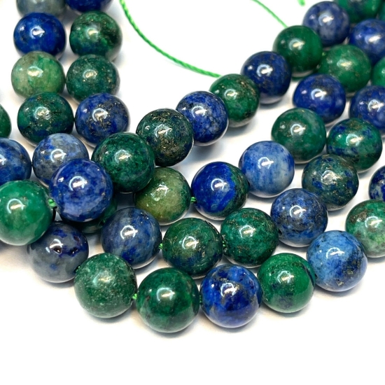 Picture of Lapis Lazuli & Chrysocolla 8mm round x38cm 
