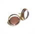 Picture of HC Crystals Fancy Stone 16mm round Rose Shadow Foiled x1