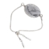 Picture of Partially Finished Adjustable Slider Clasp Bracelet Silver Plated x1