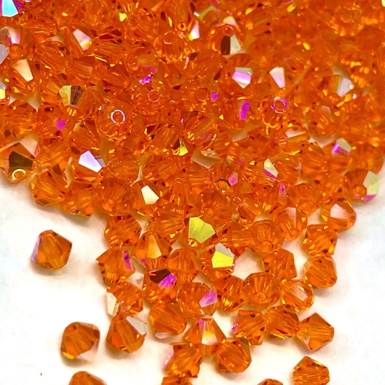 Picture of Preciosa Bead Rondell 4mm Sun AB x100