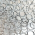 Picture of Premium Jump Ring 8x1.0mm 999° Silver Plated x50
