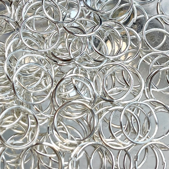 Picture of Jump Ring 10mm Silver x100