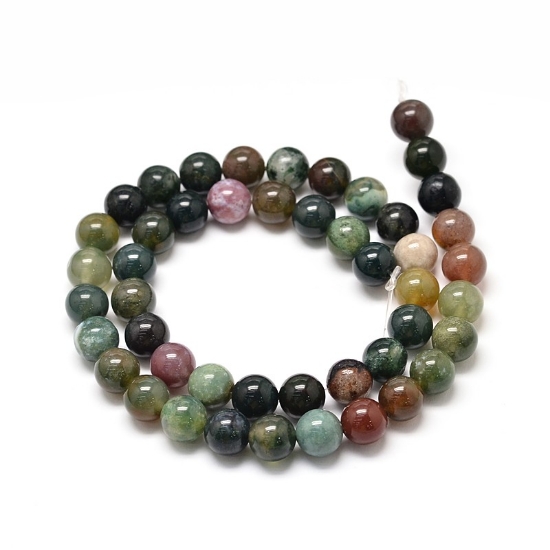 Picture of Indian Agate (dyed) 6mm round x38cm