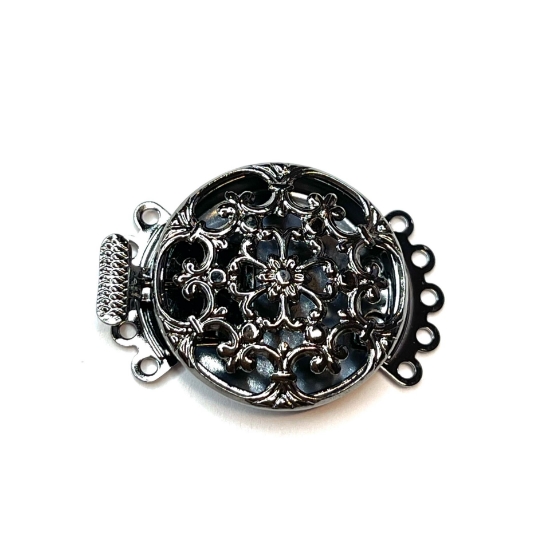 Picture of Push Pull Clasp 22mm 5-strand Black Oxide x1