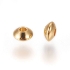 Picture of Stainless Steel Spacer Bead 6x3mm rondelle 24kt Gold Plated x10