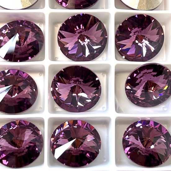 Picture of Swarovski 1122 Rivoli Round Stone 12 mm Iris x1
