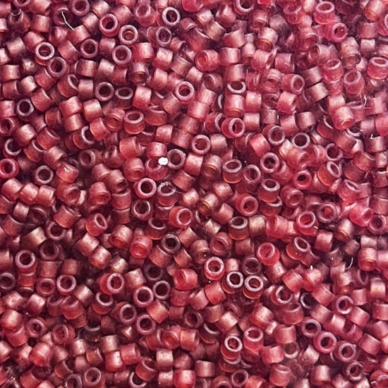 Picture of Miyuki Delica 11/0 DB1262 Mat Transparent Dark Cranberry x10g