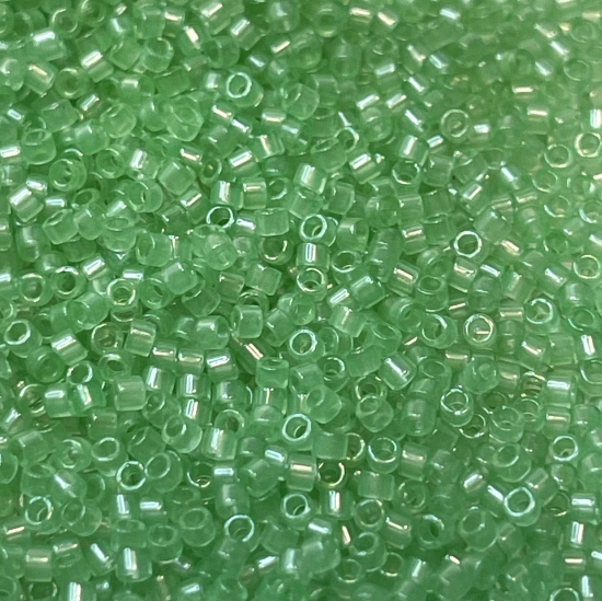 Picture of Miyuki Delica 11/0 DB1414 Opal Crystal Light Mint x10g