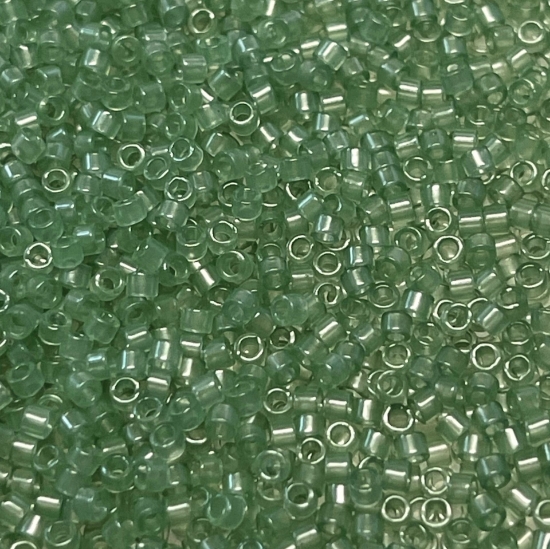 Picture of Miyuki Delica 11/0 DB1415 Transparent Light Moss Green x10g