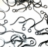 Picture of Earwire Flat Fishhook 15mm  w/ Loop Gunmetal x20