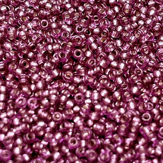 Picture of Miyuki Rocaille 15/0 4279 Duracoat Silver Lined Deep Purple x10g