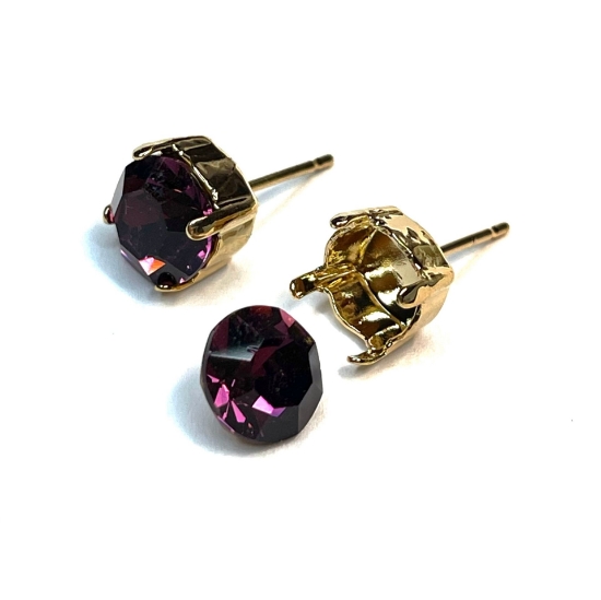 Picture of Ear stud 1088 base SS39 24kt Gold Plated x2