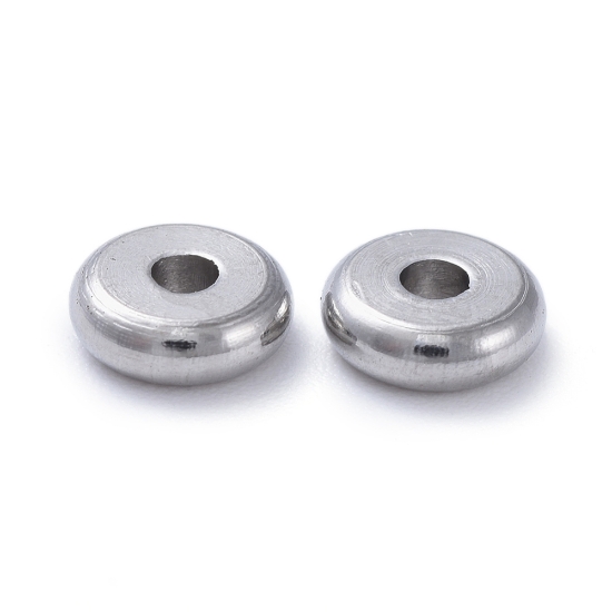 Picture of Stainless Steel Spacer Bead 6x2mm rondelle x10 