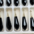 Picture of Swarovski Pure drop 6532 31.5mm Jet - Gold x1