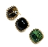 Picture of Premium Ear stud Crown 4470 12mm square 24Kt Gold Plate x2