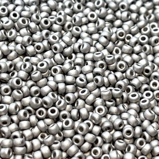Picture of Miyuki Rocaille 8/0 194F Mat Palladium Plated x5g
