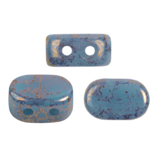 Picture of Lipsi® Par Puca® 7x4mm Opaque Aqua Bronze x10g