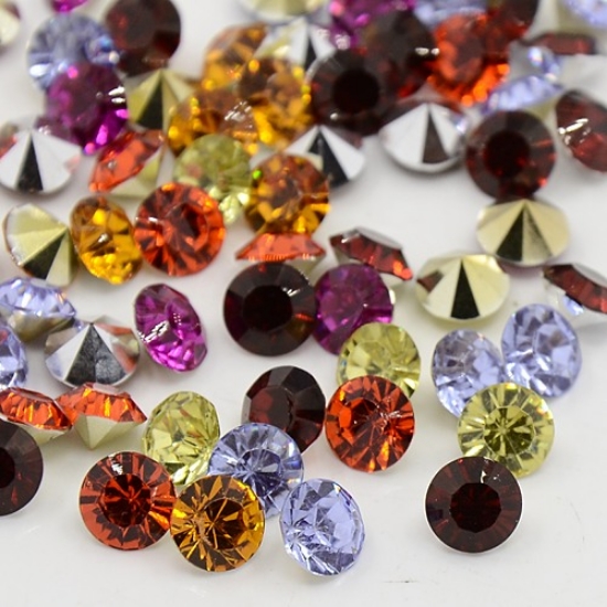 Picture of Resin Chaton 6mm Color Mix x50