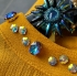 Picture of Embroidery Crystals 3700 Flower Sew-on 8mm Crystal AB x10