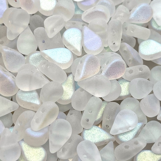 Picture of Amos® by Puca® 5x8mm Crystal Mat AB x10g