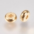 Picture of Stainless Steel Spacer Bead 5x2mm rondelle 18kt Gold Plated x20
