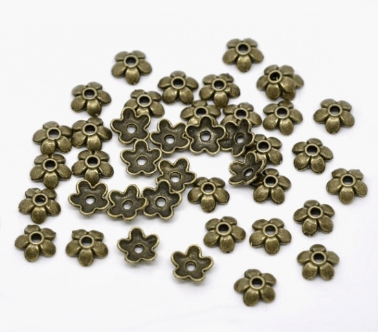 Picture of Bead Cap 6.5mm Bronze x20