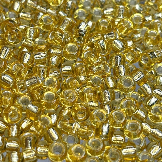 Picture of Miyuki Rocaille 6/0 2 Silver Lined Light Gold x10g 