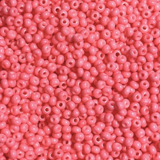 Picture of Czech Seed Beads 8/0 Opaque Salmon x10g