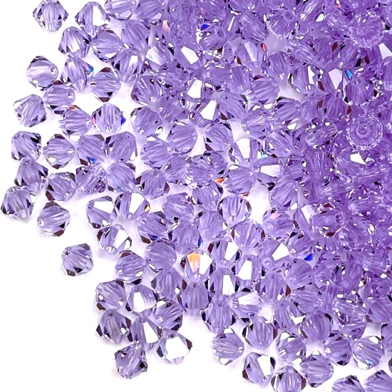 Picture of Preciosa Bead Rondell 4mm Violet x100