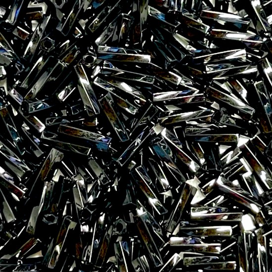 Picture of Miyuki Twist Bugle 12mm 401 Black x10g