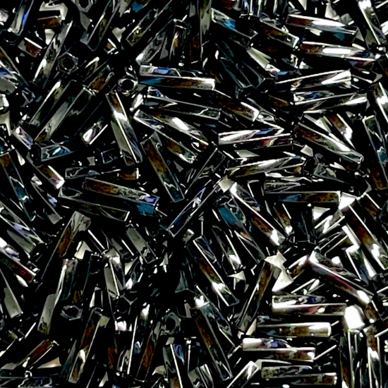 Picture of Miyuki Twist Bugle 12mm TW2712-401 Black x10g