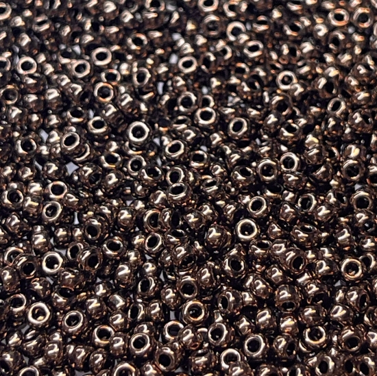 Picture of Miyuki Rocaille 11/0 461 Metallic Chocolate x10g