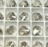 Picture of Swarovski 5742 Heart bead 10mm Crystal Silver Shade x1