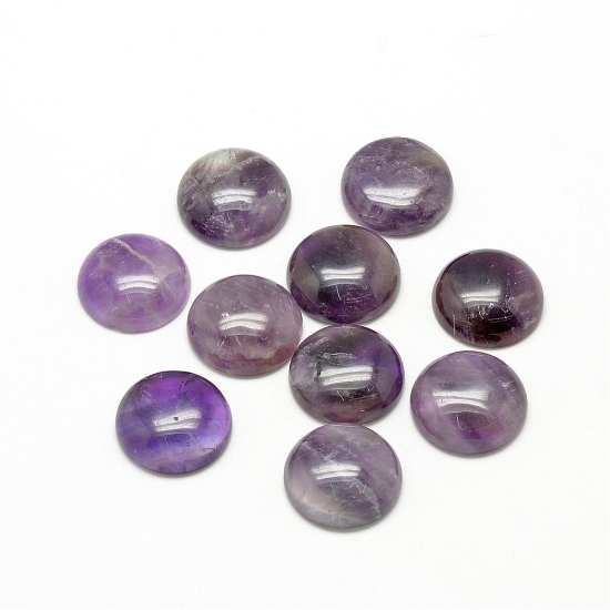 Picture of Cabochon Amethyst 6mm round x1