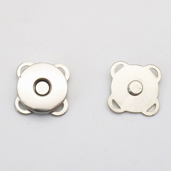 Picture of Magnetic Snap Button 14mm Silver x1